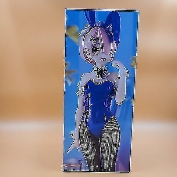 Re Zero Ram BiCute Bunnies Figure Blue ver FuRyu - Picture 4 of 5